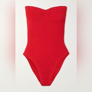 Hunza G Brooke Seersucker One Piece